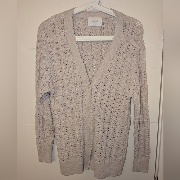 Wilfred Sweaters - Crochet Cardigan Ptp 17+ Inch